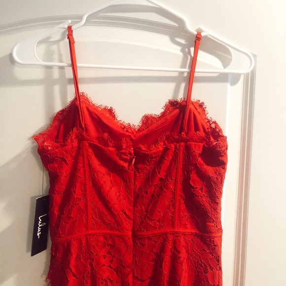 NWT Lulus Red Formal/Prom Dress - Picture 6 of 8